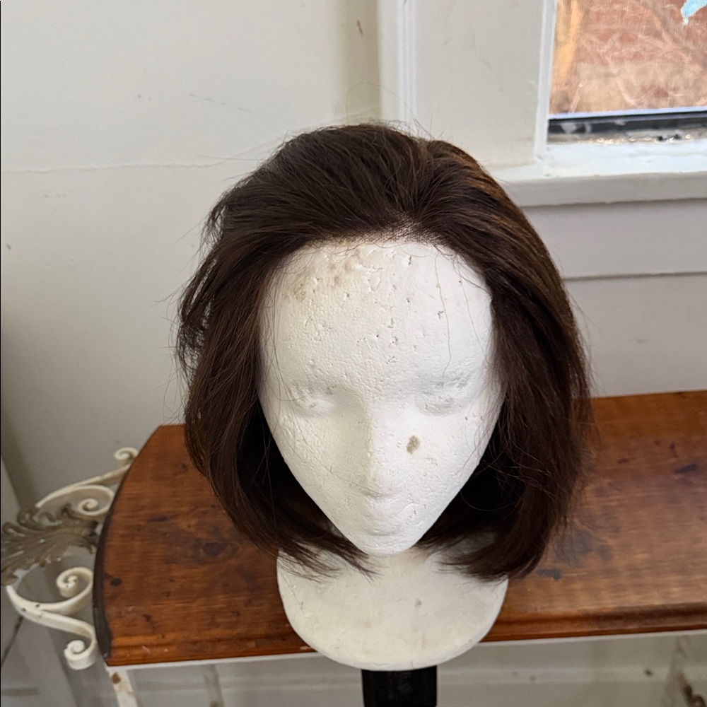 105 Jon renau Elegant Brown Hair Wig display wig